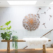 Dandelion Silhouette Wall Sculpture