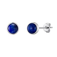 Gemstone Stud Earrings