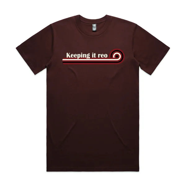 Keeping it reo Tee - CHESTNUT
