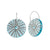 Glass Kina Disc Earrings