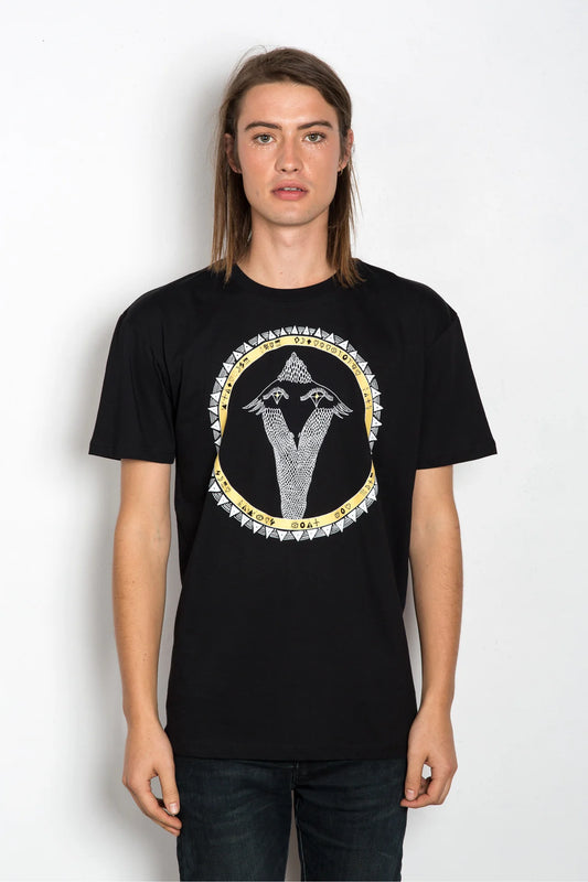 Men’s Tee - Snakebird Gold Pikeletcycle Gang