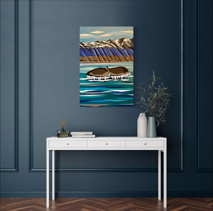 Whale Fluke, Aotearoa - Original Painting