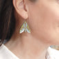 Rimu Puriri Moth Earrings