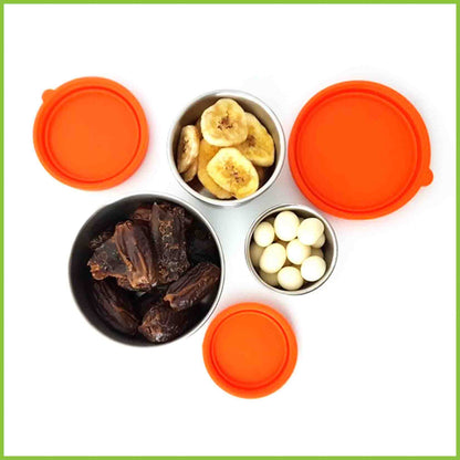 Ss Stackable Snack Pot Stainless Steel Snack Boxes and Pots – The Coolstore Gallery