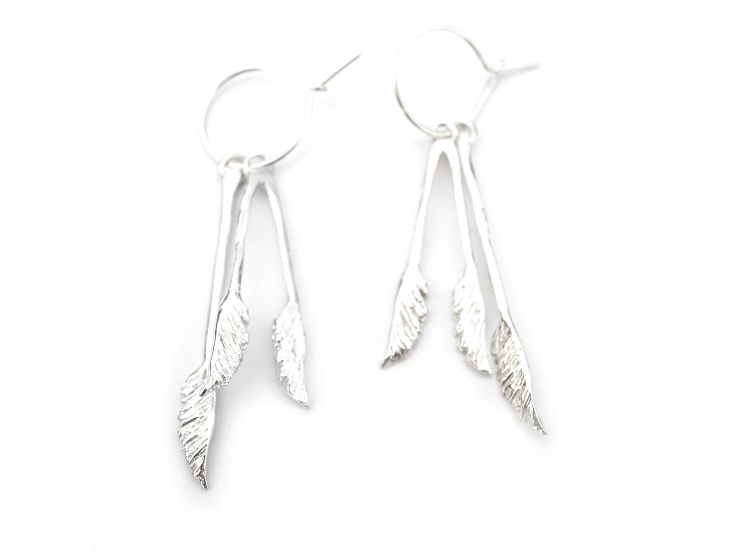 Triple Toetoe Earrings