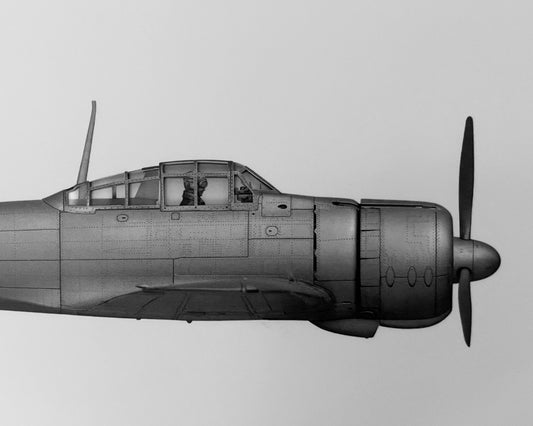 Japanese Zero Plane Diorama