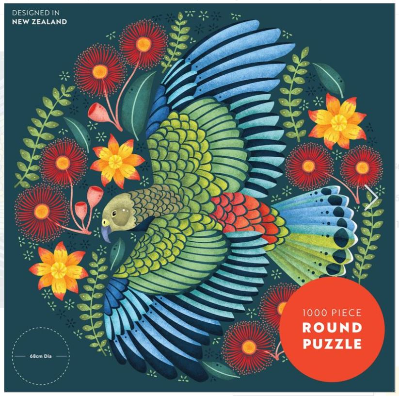 Cheeky Kea - Round Puzzle