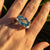 Trophy Ring with Sky Blue Topaz  #155
