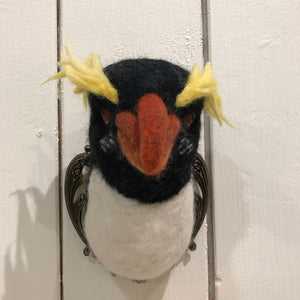 Fiordland  Crested Penguin - Needlefelted Sculpture