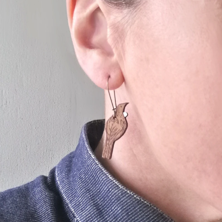 Rimu Tui Earrings