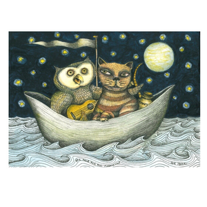 The Owl and the Pussycat Limited Edition Print