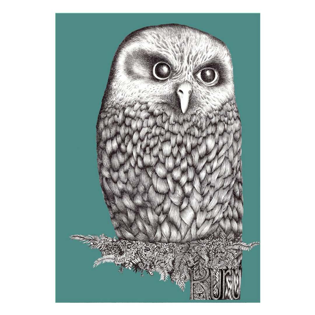 Ruru Owl Limited Edition Print