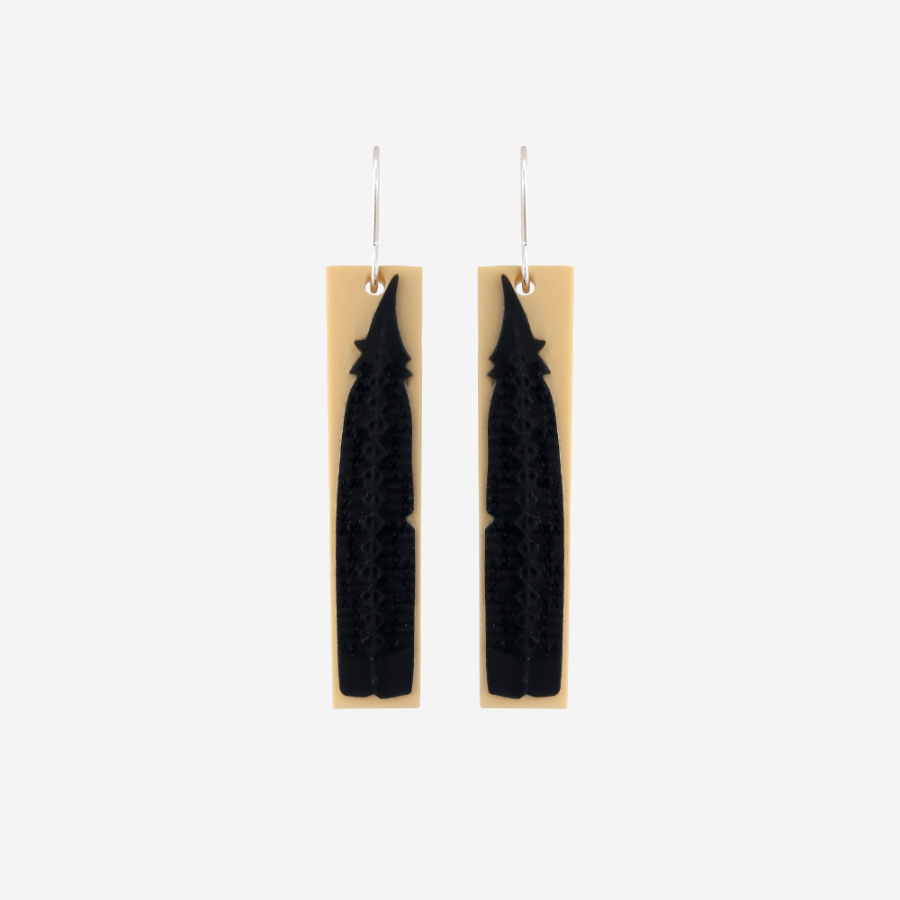 Huia Feather Earrings