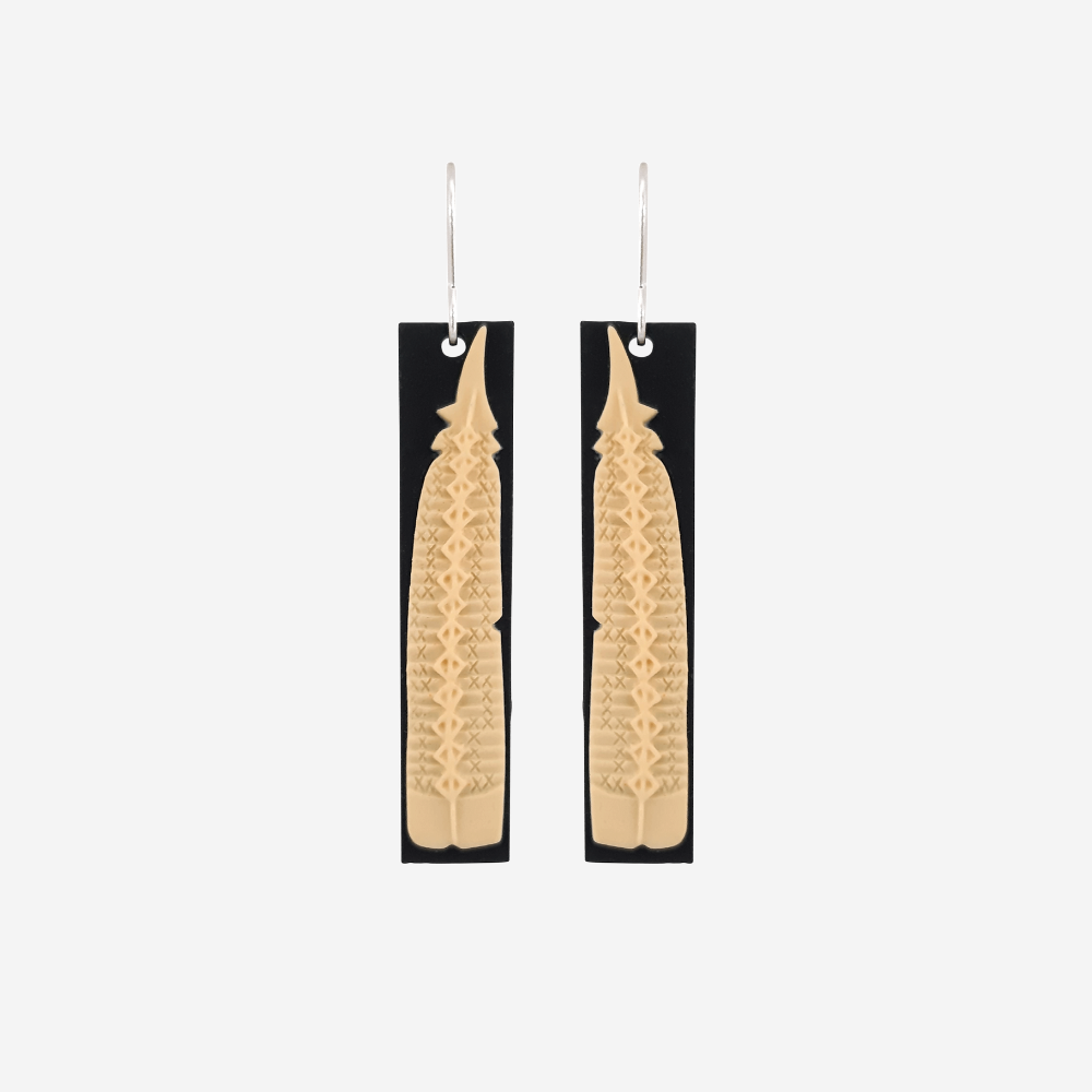 Huia Feather Earrings
