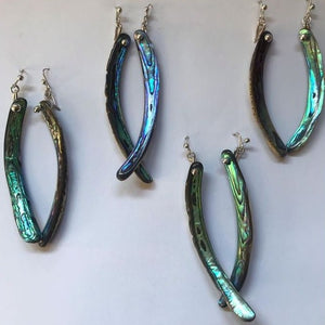 Paua Tusk Earrings #152