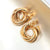 Multi Loop Earrings - gold plated #177